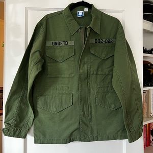Undefeated green military jacket